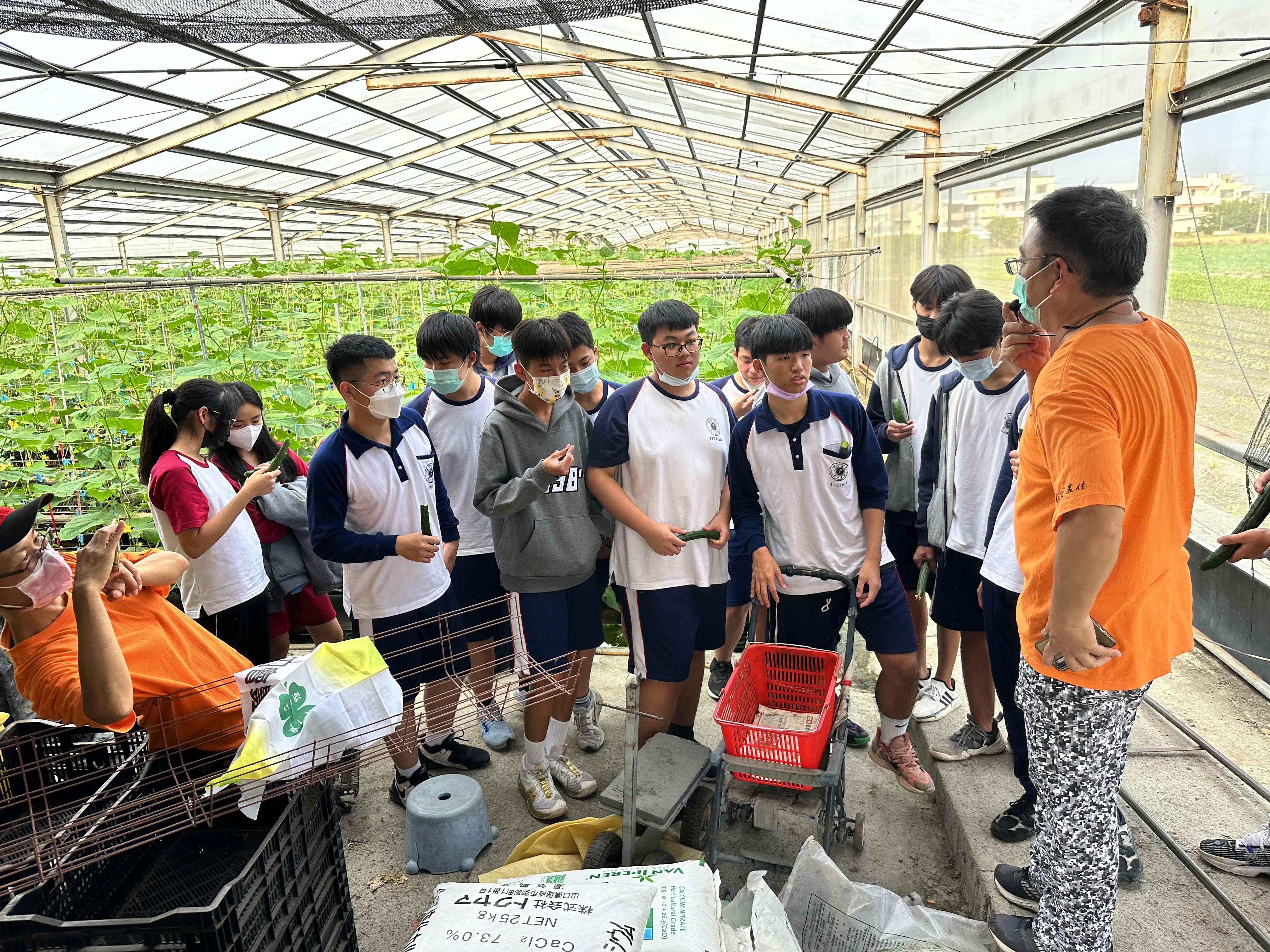 多元選修-111.12.06 溫室效應-作物栽培實作戶外教育【番茄種植技術指導】