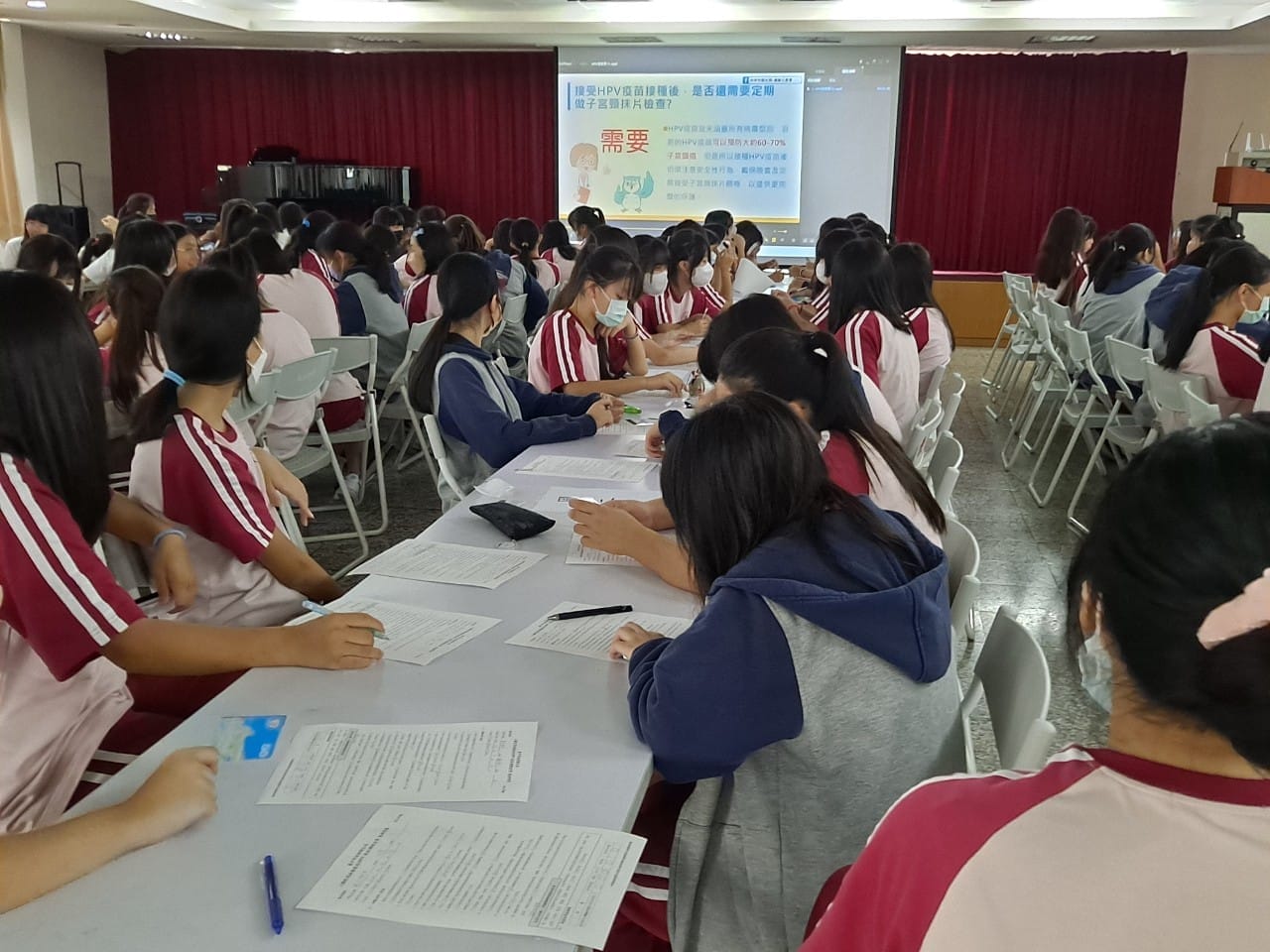 112學年度HPV疫苗施打