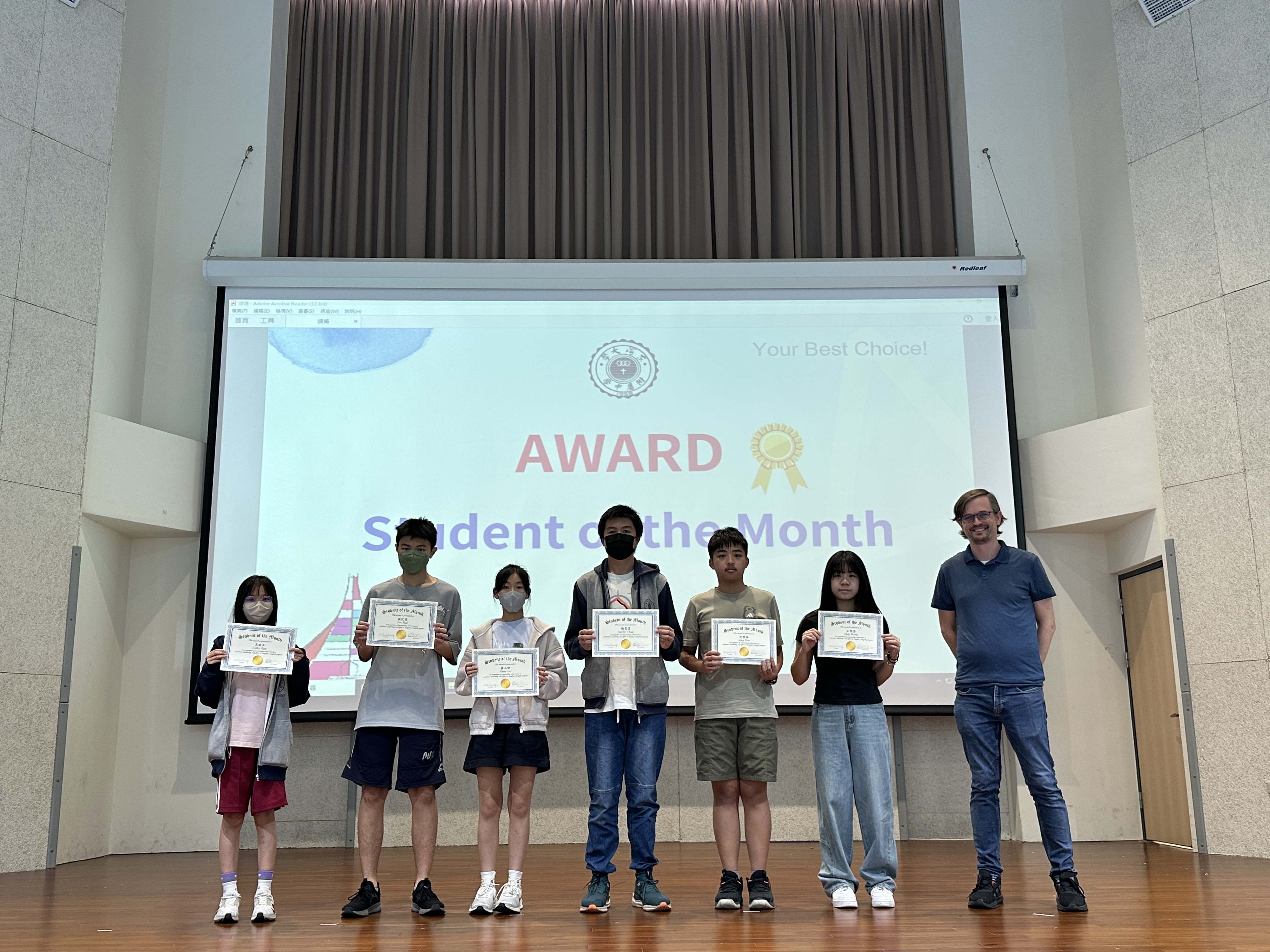 113-2 Student of the Month (SOM) - March & April