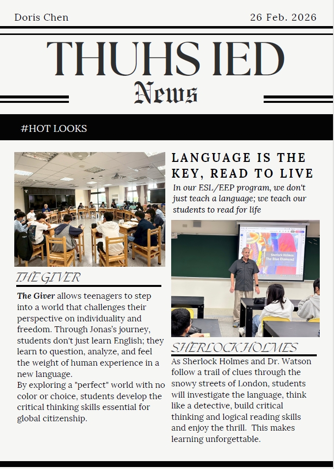IED News #3 - Language is the Key, Read to Live